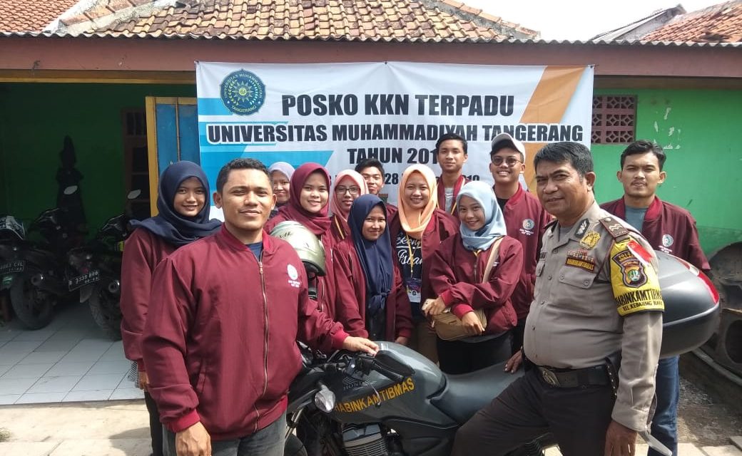 Aiptu Sulaiman imbau Mahasiswa KKN bekerjasama dengan 3 Pilar Kedaung Baru