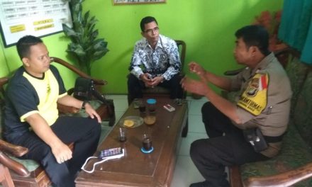 Bhabinkamtibmas Kedaung Baru kunjungi Guru Sekolah Dasar