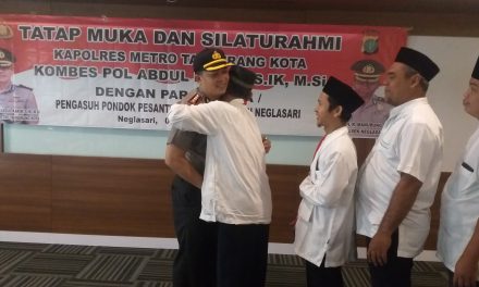 Tatap Muka dan Silaturahmi Kapolrestro Tangerang Kota dengan Ulama Kecamatan Neglasari