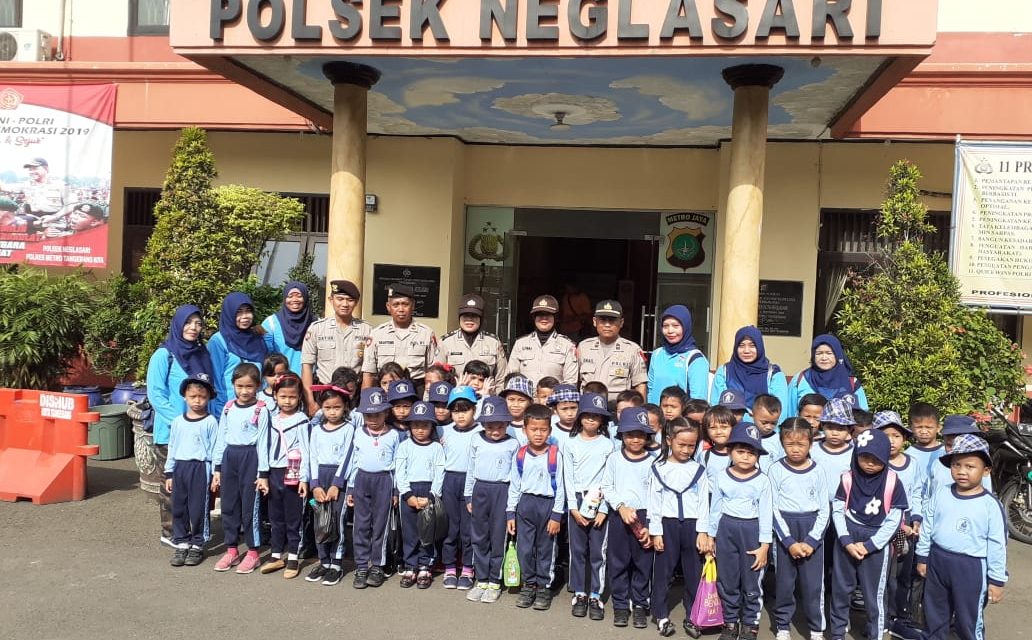 Bhabinkamtibmas Polsek Neglasari gelar Binluh kepada Murid PAUD