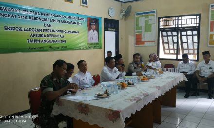 Musrenbang Ds. Kebon Cau kec. Teluknaga Dalam Membangun Desa Dihadiri Bhabinkamtibmas