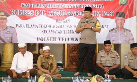 Tatap Muka dan Silaturahmi Kapolres Metro Tangerang Kota Dengan Ulama dan Tokoh Masyarakat kec. Teluknaga