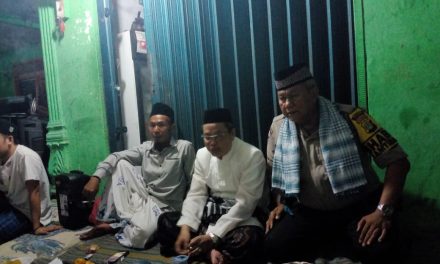 Di Kegiatan Tahlilan, Aiptu Tatang Efendi Mengajak Warga Sukseskan Pemilu Dengan Damai