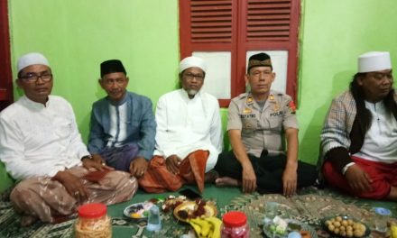 Kapolsek Pakuhaji hadiri tahlilan almarhum KH. Abdul Halim