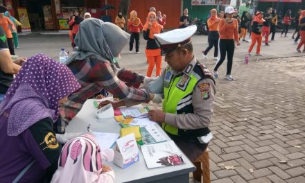 Pengamanan Car Free Day di Jl. Prambanan Raya Rutin Dilakukan Unit Lantas Polsek Jatiuwung