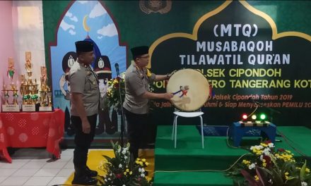 Kapolrestro Tangkot Buka MTQ Tingkat Wilayah Hukum Polsek Cipondoh