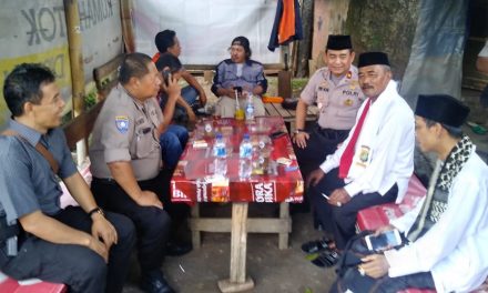 Kapolsek batu ceper bersama para Dai Kamtibmas sapa pengemudi ojek pangkalan