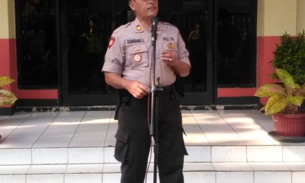 APEL PAGI DI PIMPIN WAKA POLSEK CILEDUG DILANJUTKAN DENGAN SERAH TERIMA TUGAS DAN PEMERIKSAAN TAHANAN.