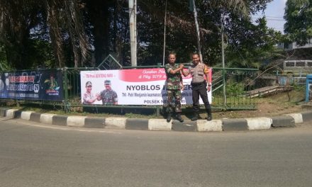 Pasang Spanduk ‘Nyoblos itu Keren’, Polsek Neglasari himbau Masyarakat Gunakan Hak Pilih dan Tingkatkan Kepercayaan Publik