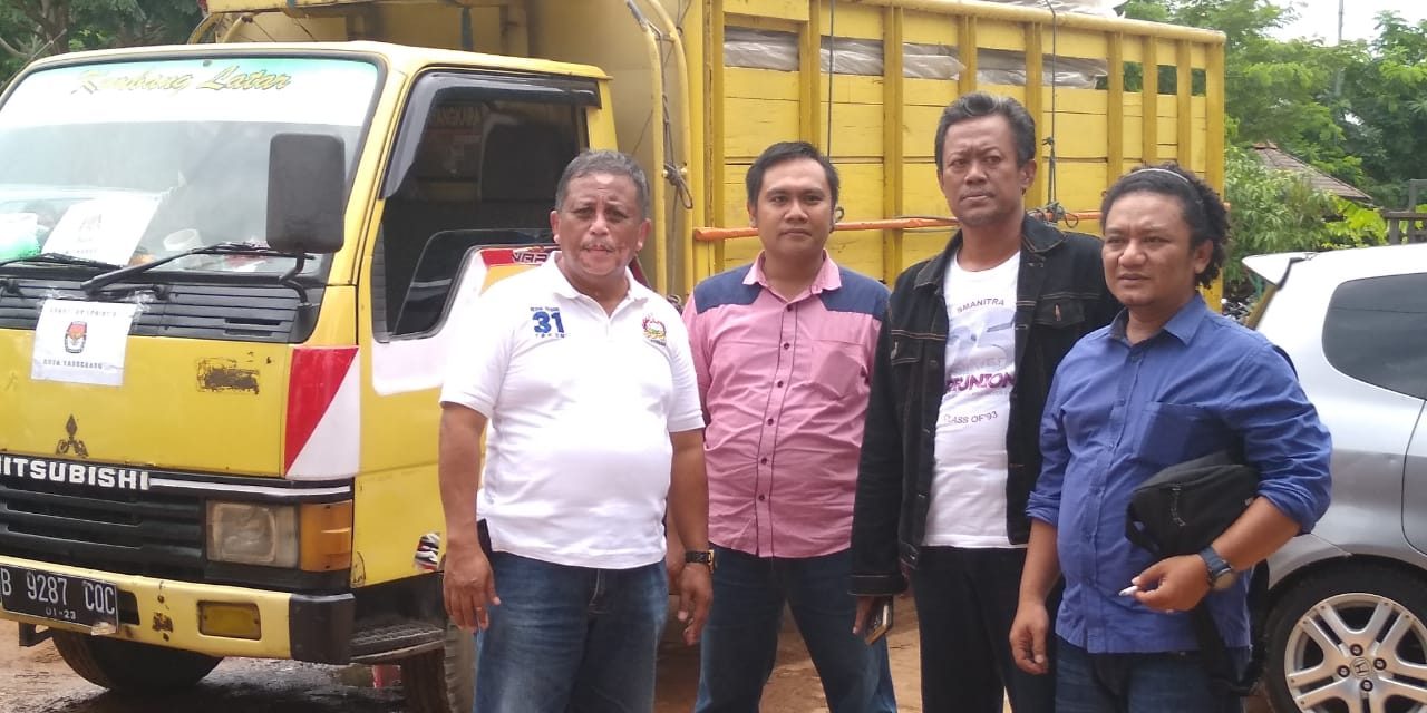 Polsek Neglasari Kawal Ketat Pendistribusian Logistik Pemilu 2019