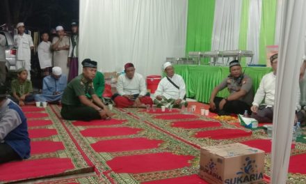 Kapolsek Jatiuwung Bersama Danramil Hadiri Tabligh Akbar Majelis Taklim As Shahab di Lapangan Ex Terminal 2 Cibodas