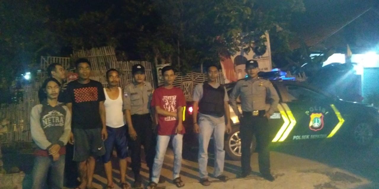 Unit Polsek Sepatan laksanakan Patroli Biru antisipasi gangguan keamanan