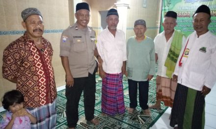 Aiptu Sukarno Bersama Dai Kamtibmas Hadiri Pengajian Ajak Pemilu Damai