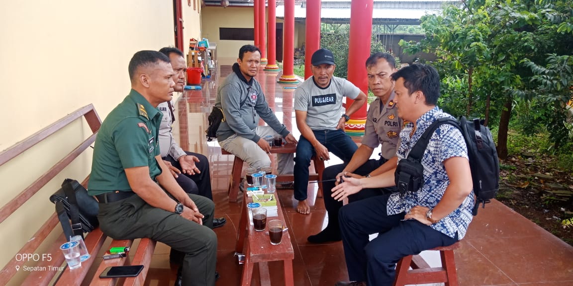 Kanit Binmas Polsek Sepatan Iptu M Agil SH, Sambangi Tokoh Agama Budha