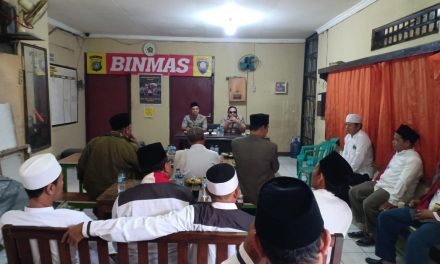 Rapat Koordinasi Keamanan Jelang Pileg dan Pilpres Tahun 2019′ Kapolsek Sepatan bersama Daikantibmas Sepatan Induk dan Sepatan Timur