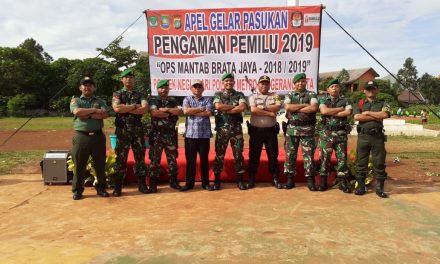 3 Pilar Kecamatan Neglasari Gelar Apel ‘Ops Mantab Brata Jaya 2018/ 2019’