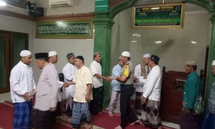 BHABINKAMTIBMAS  KEL. DADAP  AIPTU YOSEF MEMAKMURKAN MASJID SHALAT SUBUH BERJAMAAH.