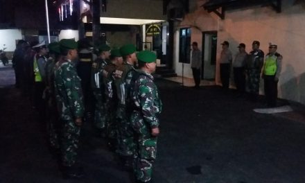 Kapolsek batu ceper KOMPOL Hidayat Iwan Irawan,SH,MA pimpin apel kesiap-siagaan personil polsek Batu Ceper bersama unsur terkait tiga (3) Pilar terkait musibah di Teror di Selandia Baru