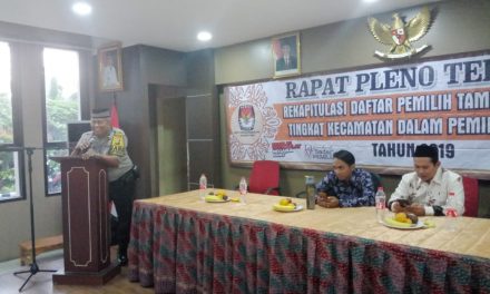 Kepada Peserta Rapat Pleno Bhabinkamtibmas Polsek Cipondoh Mengajak Jangan Termakan Berita Hoax