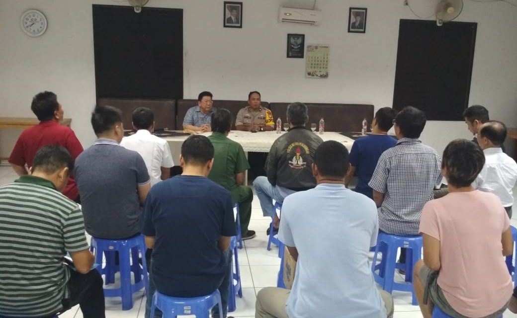 KAPOLSEK BENDA JAMIN PEMILU DI KECAMATAN BENDA AMAN