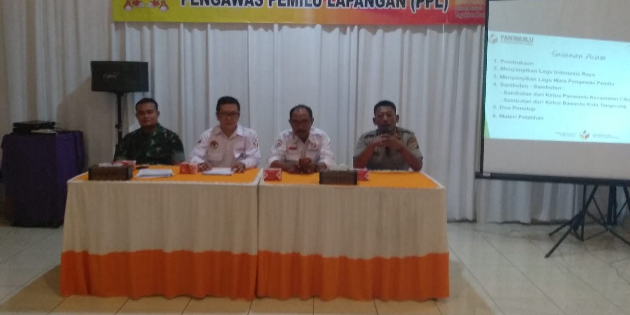 Kanit Lantas Polsek Jatiuwung Hadiri Bimtek PPL oleh Panwascam di RM Remaja Kuring