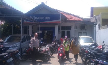 Antisipasi Guan Kamtibmas Bripka Lukman  Kunjungi Bank BRI