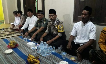 Bhabinkantibmas Polsek Sepatan Bripka Kurnia H. Menghadiri Kegiatan Pengamanan PHBI Di Majelis Taklim Waladun Shalihun Desa Gempol Sari