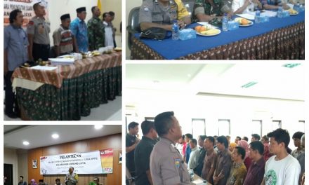 Binmas Polsek Jatiuwung Hadiri Pelantikan KPPS Serentak di Seluruh Kelurahan