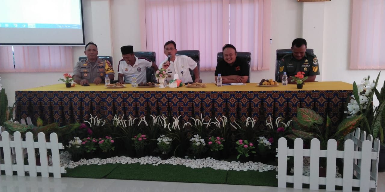 Kapolsek Benda Hadiri rapat koordinasi PAM distribusi Kotak Suara pemilu 2019