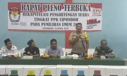 Kapolsek Cipondoh : Mari Kita Bersatu Tidak Ada Perpecahan, Saat Pelaksanaan Rapat Pleno