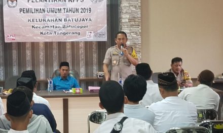 Resmi telah disahkan Pelantikan Petugas KPPS sesuai dengan Tahapan perencanaan Pemilu 2019 di Batuceper