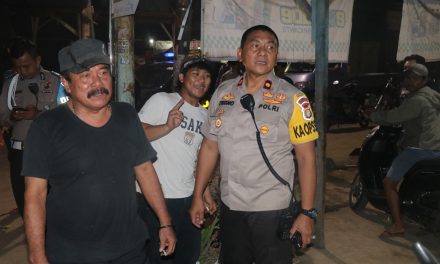 Kapolsek Cipondoh Pimpin Operasi Cipta Kondisi