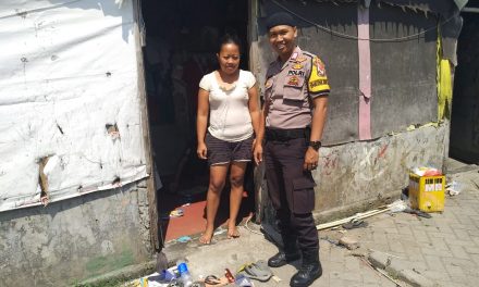 Binmas Polsek Neglasari imbau Penghuni Slum Area tingkatkan kewaspadaan di Bulan Ramadhan