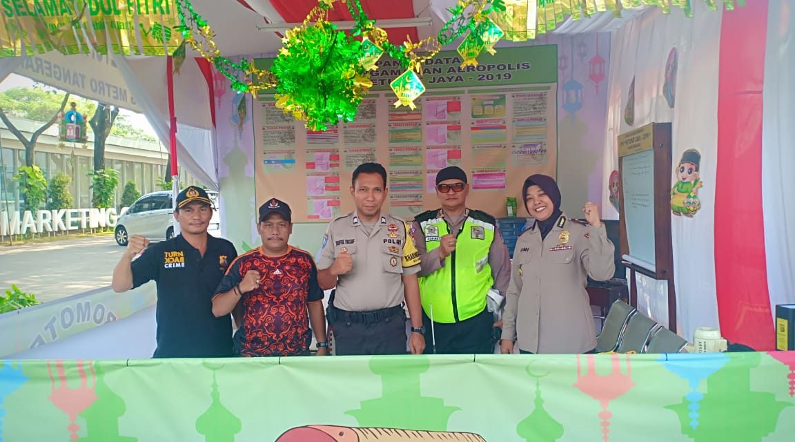 Ops Ketupat Jaya – 2019, Polsek Neglasari dirikan Pos Pelayanan di Aeropolis