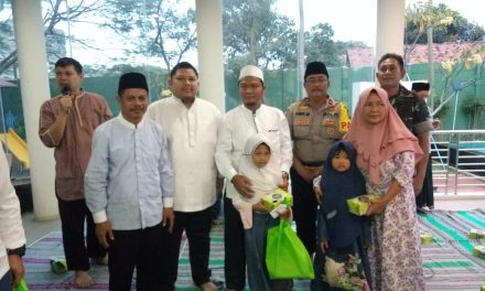 Bhabinkamtibmas Polsek Cipondoh Hadiri Undangan Santunan Untuk Anak Yatim