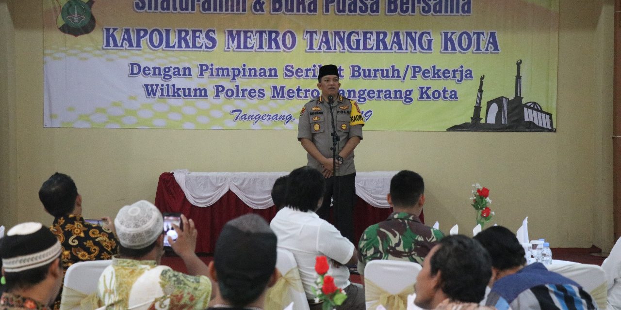 Kapolrestro Tangerang Kota Gelar Silaturahmi dan Buka Bersama Serikat Pekerja