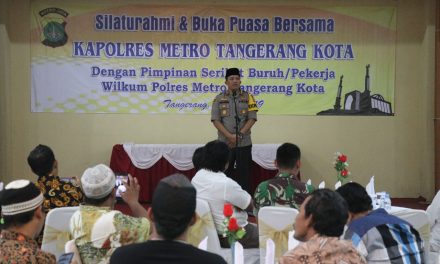 Kapolrestro Tangerang Kota Gelar Silaturahmi dan Buka Bersama Serikat Pekerja