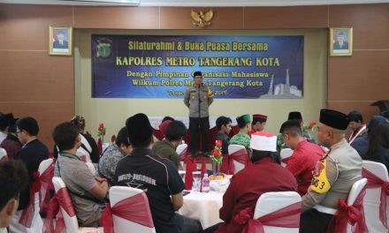 Kapolrestro Tangerang Kota Gelar Silaturahmi dan Buka Puasa Bersama Pimpinan Organisasi Mahasiswa