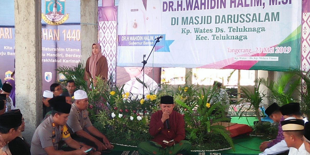 GIAT SAFARI RAMADHAN  PEMPROF BANTEN DIMASJID DARUSSALAM DS. KAMPUNG MELAYU TIMUR KEC. TELUKNAGA