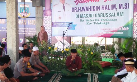 GIAT SAFARI RAMADHAN  PEMPROF BANTEN DIMASJID DARUSSALAM DS. KAMPUNG MELAYU TIMUR KEC. TELUKNAGA