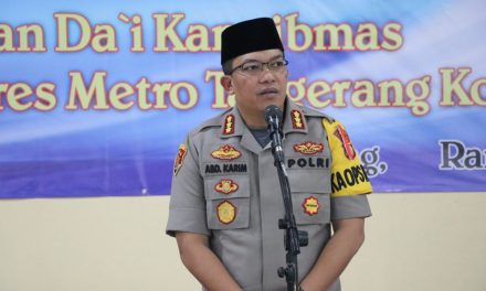 Kapolrestro Tangkot Mengajak Ulama Menjaga kondusifitas Keamanan