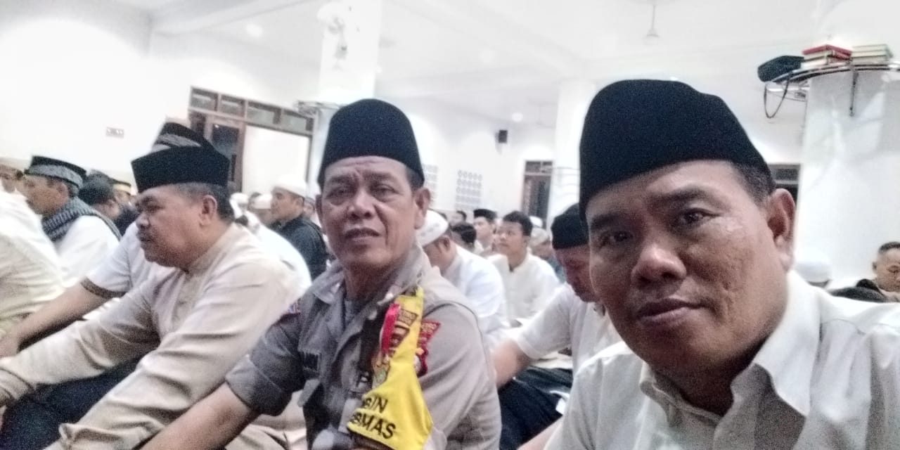 Bhabinkamtibmas Polsek Cipondoh Ikuti Taraweh Bersama