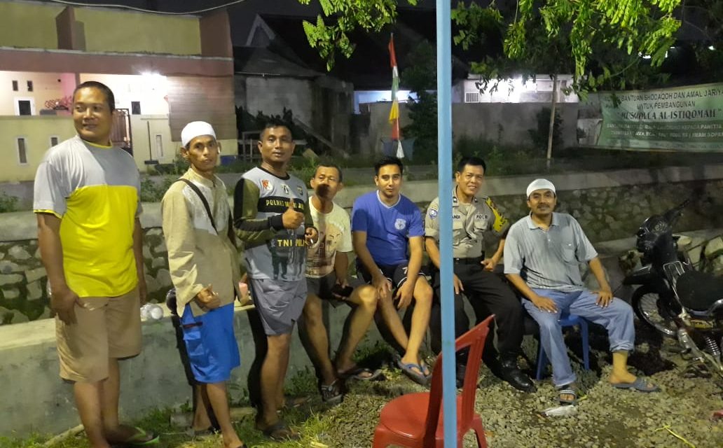 Cegah Tawuran Saat Ramadhan, Polsek Cipondoh Sambangi Pos Kamling