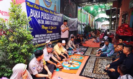 Hadiri Undangan Buka Puasa dan Santunan Yatim, Kapolsek Neglasari ajak Peran serta Masyarakat Harkamtibmas