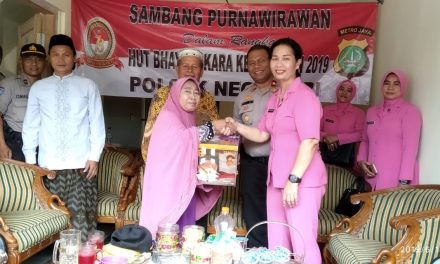 Sambang Purnawirawan Jelang HUT Bhayangkara Ke – 73, Polsek Neglasari Tingkatkan Tali Silaturahmi