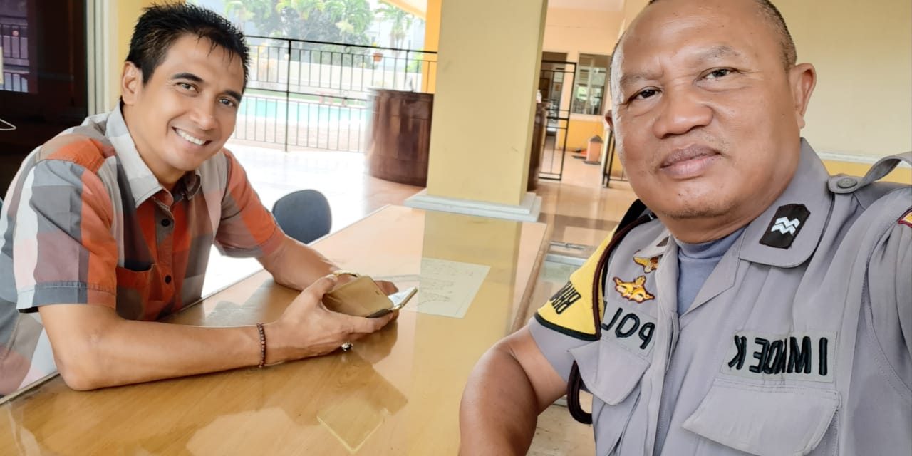 BHABINKAMTIBMAS KEL. PABUARAN KEC. KARAWACI TANGERANG GIAT SAMBANG SEKALIGUS COOLING DG TOKOH MASYARAKAT