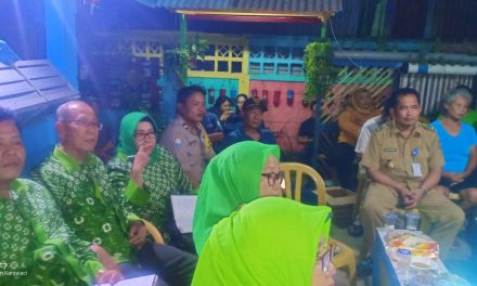 BHABINKAMTIBMAS KELURAHAN KARAWACI AIPTU SUYOTO MENGHADIRI KEGIATAN LOKUS KESEHATAN