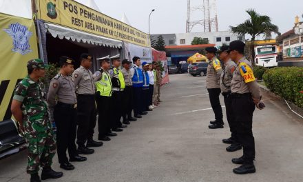 Kapospam Rest Area Mengajak Anggota Untuk Berikan Pelayanan Prima