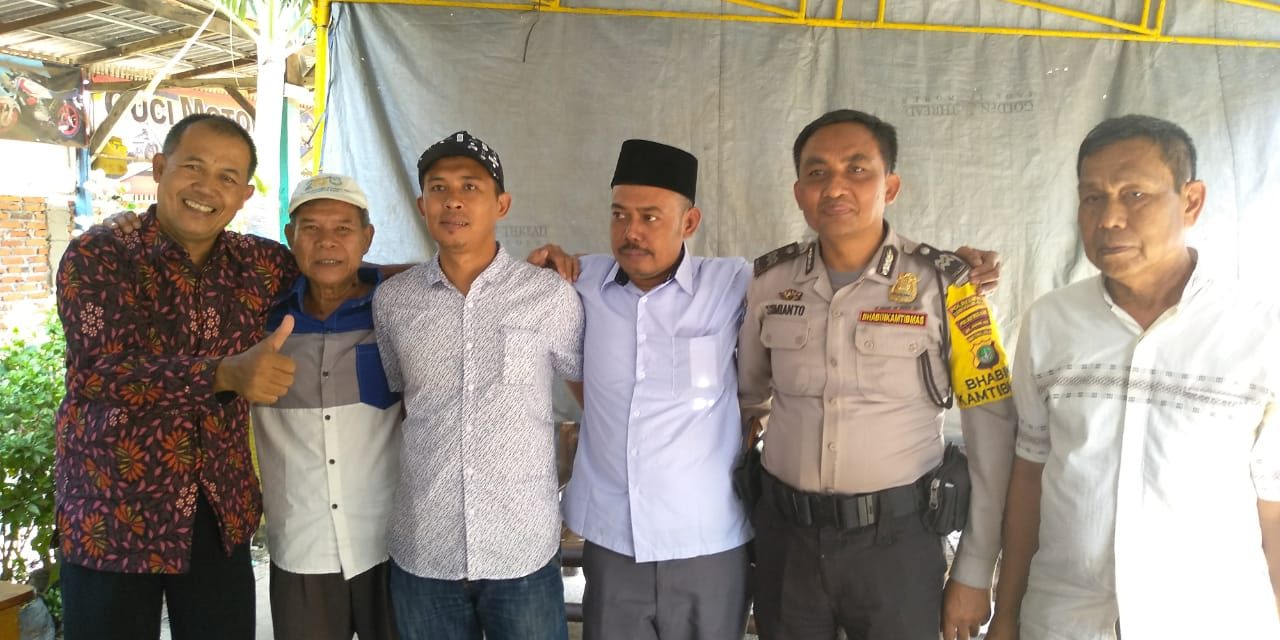 Cooling System Binmas Polsek Neglasari dengan sambangi tokoh masyarakat