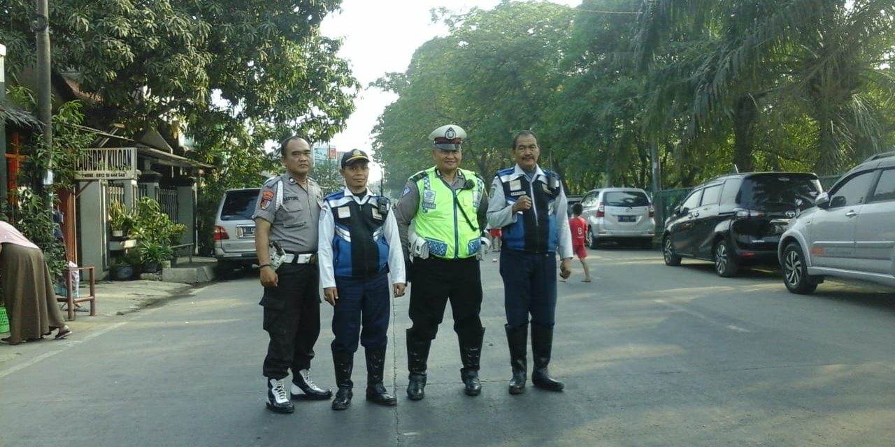 Pengamanan Kegiatan Car Free Day Kecamatan Neglasari